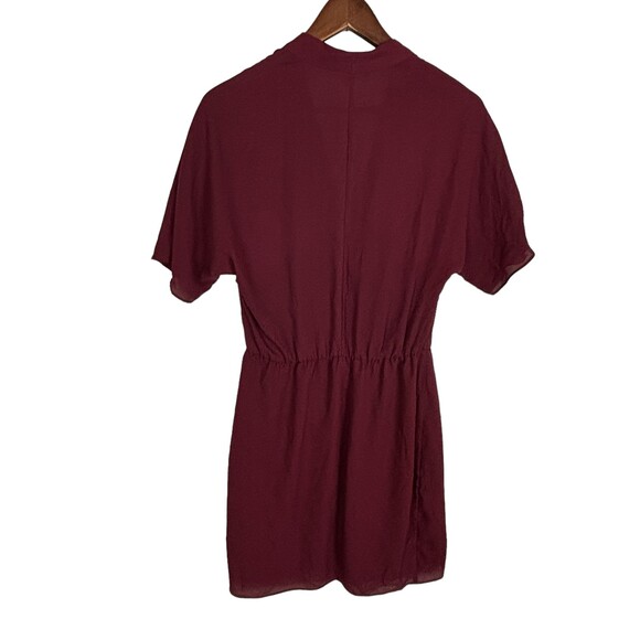 Wayf Sutherland Dolman Wrap Red Dress Berry Women’s XS Revolve - Picture 7 of 10